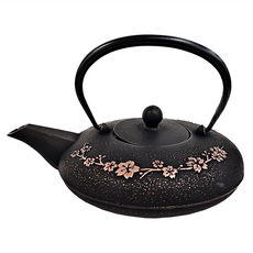 IWACHU 岩鑄 多色鑄鐵壺 #12288 (鋼黑), 600ml 泡茶使用, 銅黑, 1個