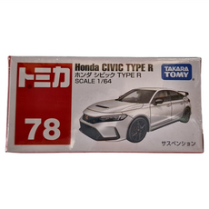 TOMICA 本田Civic Type R 模型小車 78_188728 3歲以上適用, 1個