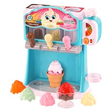 LeapFrog 跳跳蛙 數數聖代冰淇淋機，顏色數字學習，適合2歲以上兒童, Blue, 29.8 x 27.6 x 12cm, 1個