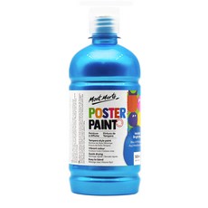 Mont Marte 蒙瑪特 海報廣告顏料 - 鮮豔色彩, 快乾易混合, 500ml, 1色