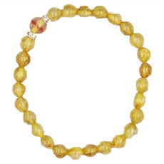 頂級超七金草莓鈦晶手鍊, 1個