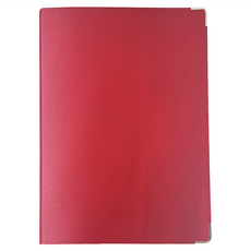 Sunny 三瑩文具 珠光大孔徑3孔夾 270x320x50mm, 紅色, 1個