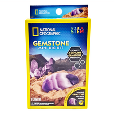 NATIONAL GEOGRAPHIC 國家地理 地質寶石迷你挖掘套組, 1組, RTNGMDIGGEM