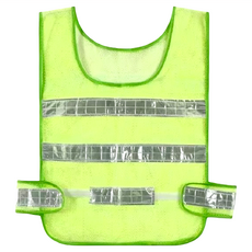 中防安衛 超透氣安全反光背心 螢光黃 S 號 安全防護必備, 5件