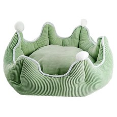 六角皇冠寵物窩, 1個, 綠色
