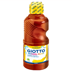 GIOTTO 可洗式兒童顏料, 色彩鮮豔, 直接使用, 無需加水, 適合兒童使用, 可混合顏色, 500ml, 1色