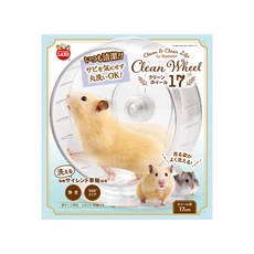 MARUKAN MK透明系靜音滾輪 M, 透明色, 1入