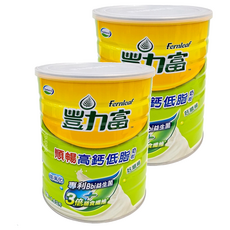 豐力富順暢高鈣低脂奶粉 專利Bbi益生菌 3倍膳食纖維 維生素A、B2和D, 1.6kg, 2罐
