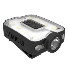 Claymore 40B 迷你夾帽燈 CLP-210BK/RD/TN 露營燈 頭燈, 黑色, 1個