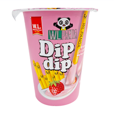 W.L.FOODS 樂搖搖沾醬草莓風味棒餅, 30g, 1個