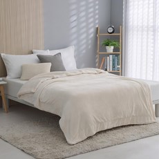 Ishur 伊舒爾 Life Collection 法蘭絨羊羔絨暖毯被 Suave Sherpa Throw, 150 x 200cm, 月光白, 1條