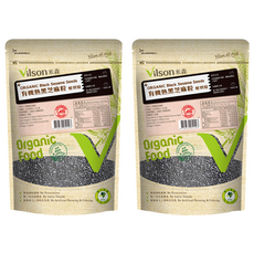 米森 有機熟黑芝麻粒 145g 無農藥、無化肥、無添加 自然純淨, 2包