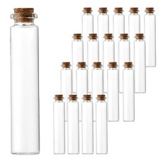 D029軟木塞玻璃罐, 25ml, 20瓶