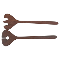 TAIWANGLASS 台灣玻璃 台灣相思木沙拉分菜匙 250mm, 木色, 1盒