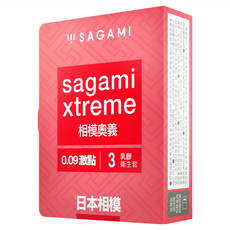 SAGAMI 相模 相模奧義 衛生套 0.09激點, 3入, 1盒
