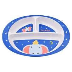 Skater 三格美耐皿餐盤, 750ml, 小飛象, 1個