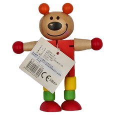 德德小品集 木製動物 小熊, 1個