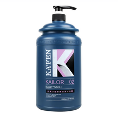 KA'FEN 卡氛 凱樂沙龍專業保濕沐浴乳 - 有效去除頭皮殘留髒汙與多餘油脂, 2L, 1瓶