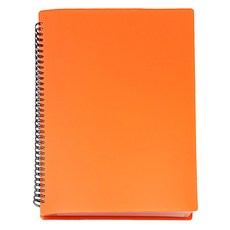 不反光樂譜夾30頁60面 A4樂譜文件夾 資料夾, 橙色, 1個