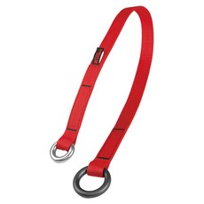 Rock Empire Double Decker 鋁合金大小圈固定點 樹皮保護器 假支點 22kN, 長100cm 寬3cm, 紅色