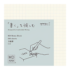 MD PAPER PRODUCTS 便條紙磚-方格_15286, 方格 米色, 1個