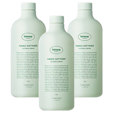 Bebesup 柔軟精 棉花奶油香 1L, 3瓶