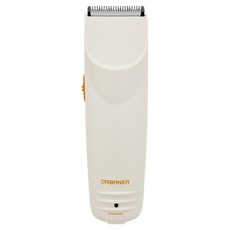 URBANER 奧本 台灣製陶瓷刀頭寵物電剪 MB-033 安全刀頭設計 減少70%發熱 低噪音設計 減少寵物壓力, 白橘色, 1支