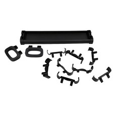 理享家 可調節碗盤瀝水收納架/碗架 9*8.2*40cm 黑色, 8個, 1個