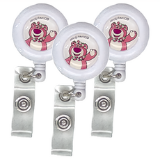 TOY STORY 玩具總動員 迪士尼 熊抱哥伸縮證件扣, 花圈, 3個