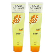 THRONE 斯儂恩 持久型整髮膠, 易塑型, 160g, 2條