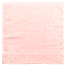 SIMPLE HOUSE 簡單工房 美國棉輕柔方巾 愛心 34x34cm 58g, 柔粉色, 1個