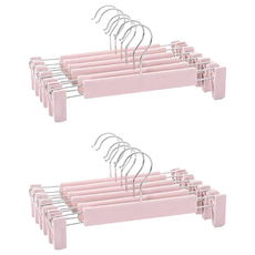 小麥購物 防滑褲架 Y626 10個, 基礎款 粉色, 2組