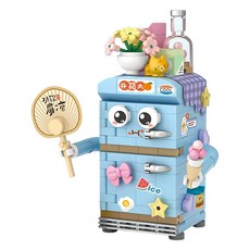 LoZ 萌趣家電 8821, 復古冰箱, 1盒