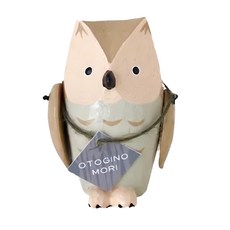 T-Lab. 童話森林 小角鴞, 天然合歡木, 手工製作, WDCV06MIMIMN, 1個
