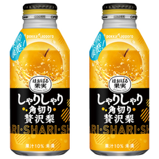 Pokka Sapporo 果粒梨子風味果汁，含雪梨果肉, 440ml, 2瓶