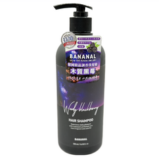 Bananal 韓國胺基酸香氛洗髮精 木質黑莓, 500ml, 1瓶