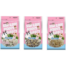 Armonto 阿曼特 鼠兔零食系列 鼠專用繽紛迷你棉花糖, 低糖製作, 50g, 3包