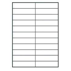 鶴屋 A4三用電腦標籤 62號 B27105 105 x 27mm, 22格, 105張