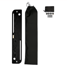 日月鉄工所 外掛衣架專用 天板 板厚9mm, 黑色, 1個