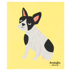 danica STUDIO Ecologie瑞典環保抹布 鬥牛犬 70%植物纖維 30%棉, 1條