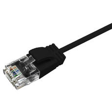 POLYWELL CAT6 高速網路線 RJ45福祿克認證 PW15-W58-N005, 50cm, 黑色, 1條