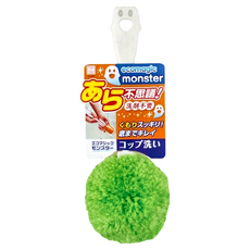 KOKUBO 小久保 免洗劑洗瓶刷短柄 綠色 輕鬆清潔杯底, 1支