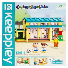 KEEPPLAY 奇妙積木 蠟筆小新積木 造型組合玩具 (6歲以上), 雙葉幼稚園, 1盒