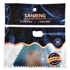SaNNeNg 三能 不銹鋼三角齒刮板, 三角形, 1個