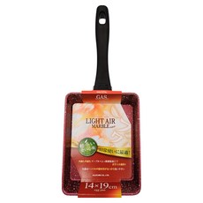 hokua 北陸 極輕絢紫大理石不沾玉子燒鍋 韓國製造, 19cm, 1個