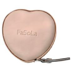 FaSoLa 新版 隨身PU量尺 一鍵自動卡位 心形 粉色, 1組, 60in