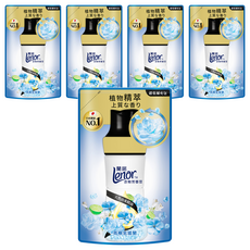 Lenor 蘭諾 衣物芳香豆 青檸紫羅蘭 補充包, 5包, 440ml