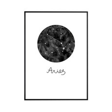 白羊座 Aries, 黑色