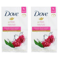 Dove 多芬 乳霜滋潤香皂 石榴馬鞭草｜滋潤保濕、溫和潔淨、清新香氛, 106g, 12個