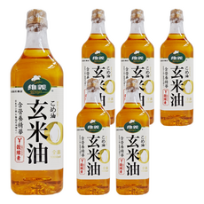 維義 玄米油 日本中小學營養午餐指定用油, 1L, 6瓶